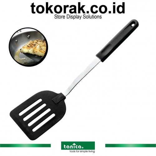SPATULA NYLON SLOTTED SPOON TANICA TURNER SUTIL SODET BERLUBANG
